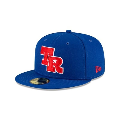 Sapca New Era Texas Rangers MLB Ligature 59FIFTY Fitted - Albastri